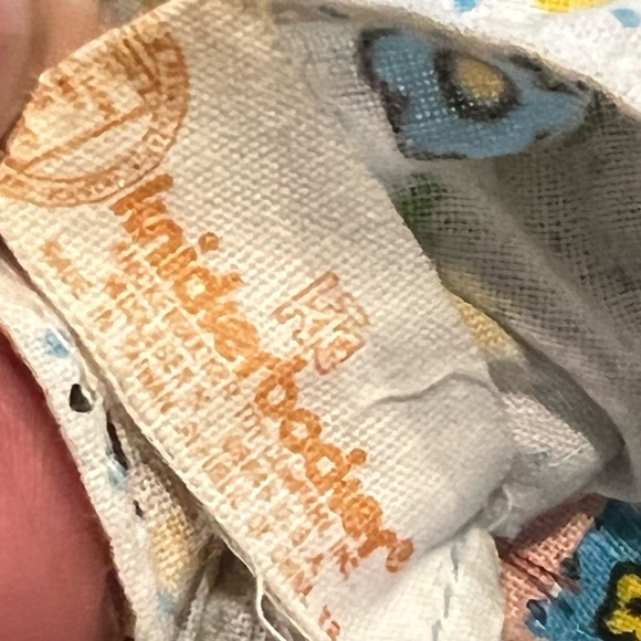 Vintage 70s Knickerbocker Holly Hobbie original Taiwan small fabric calico Doll - Picture 2 of 5